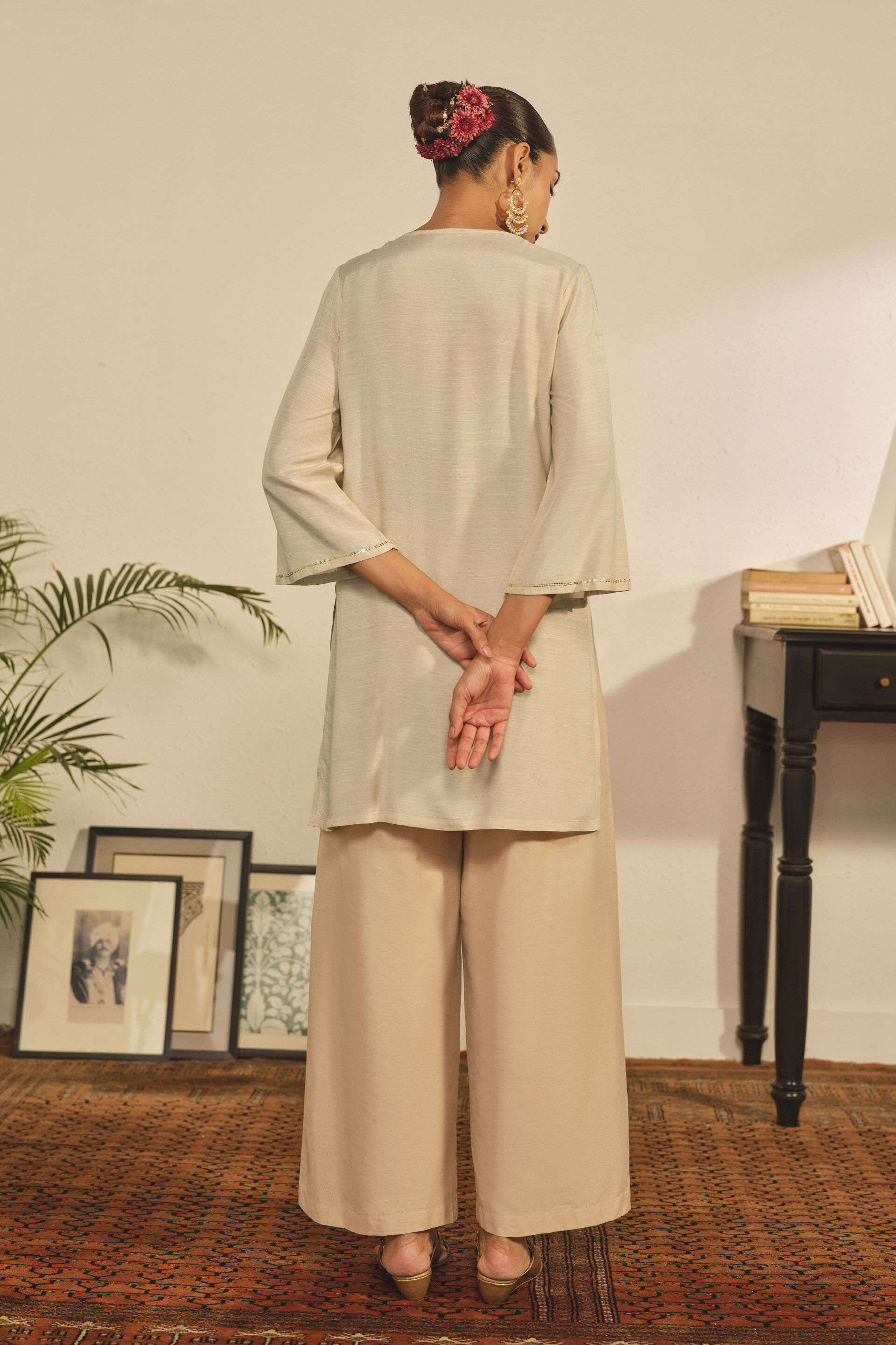 Occasion Tunic in Beige, Beige, image 4